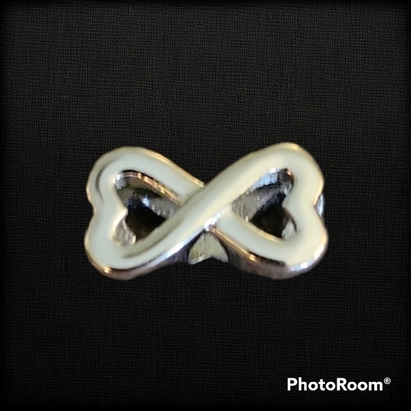 JCM Jewelry - Jcm Stainless Steel Eternity Heart Valentine's Slider Charm